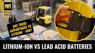 Lithium Ion vs Lead Acid Batteries | Boost Productivity and Efficiency!