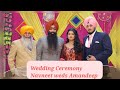 Live wedding ceremony  navneet weds amandeep  by raja studio mukerian mob9888855339