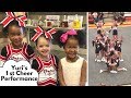 Yuri's First Cheer Performance! | Cheerleading, Tumbling, Gymnastics Update | Vlog ep. 180
