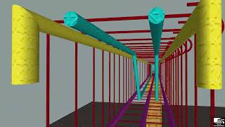 3D Animation || Continuous Beam Reinforcement