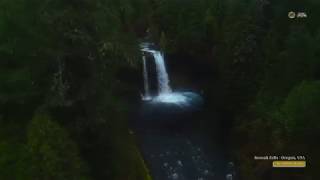 PUTV VISUALS // 4K Aerial Koosah Falls (Oregon)