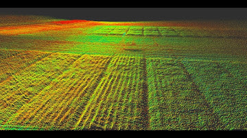 First attempt at crop mapping with Velodyne VLP16 and Matrice 100