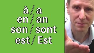 🇫🇷 HOMONYMES - leçon en français facile - Niveau B1