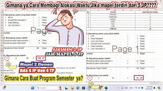 Cara Mengatur Alokasi Waktu Promes Mapel IPAS 5 JP Tiap Pekan screenshot 3