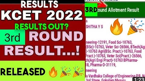#kcet second extended Round #3rdround #kea_updates #kcet_updates #kcet2022 #second_round