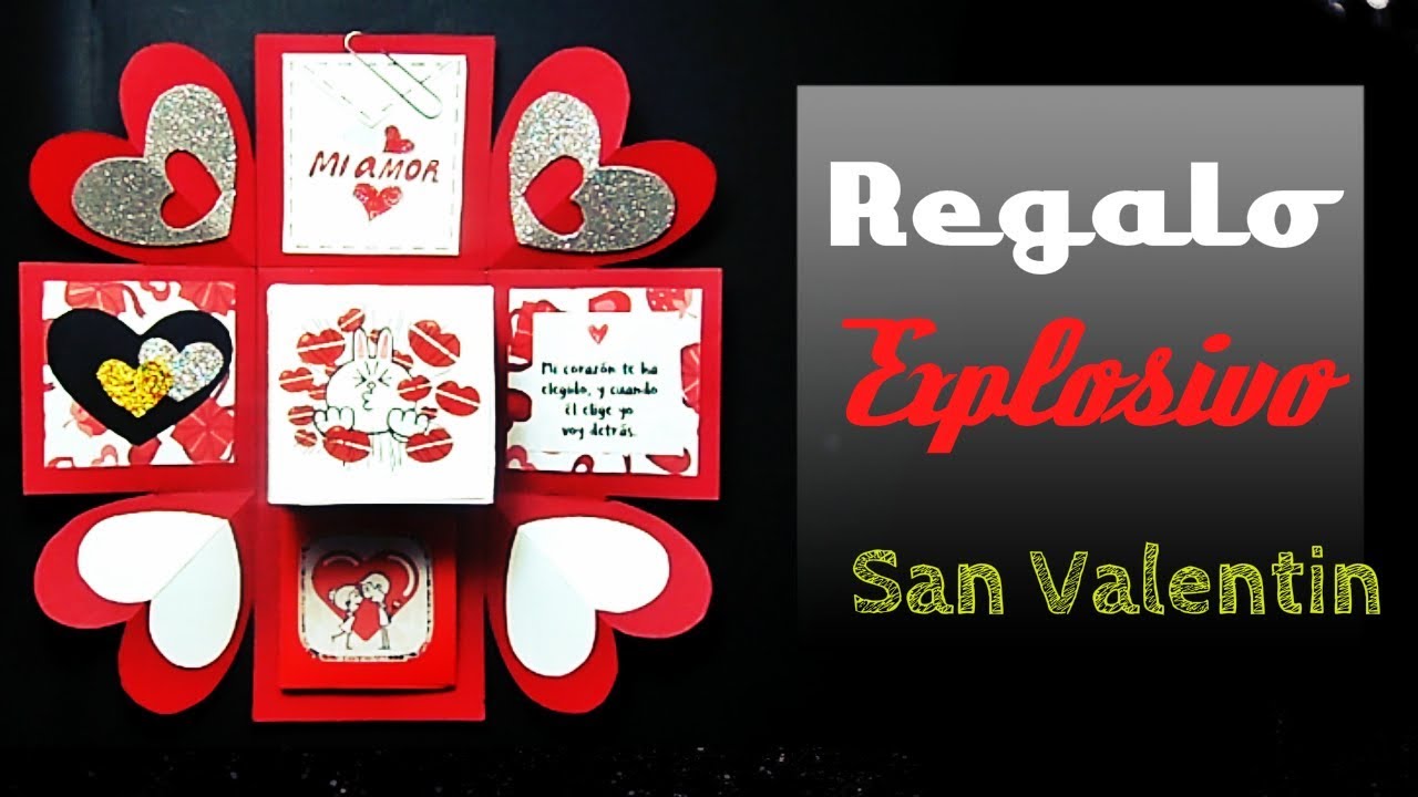 Tarjeta Explosiva - Regalos para San Valentin - YouTube