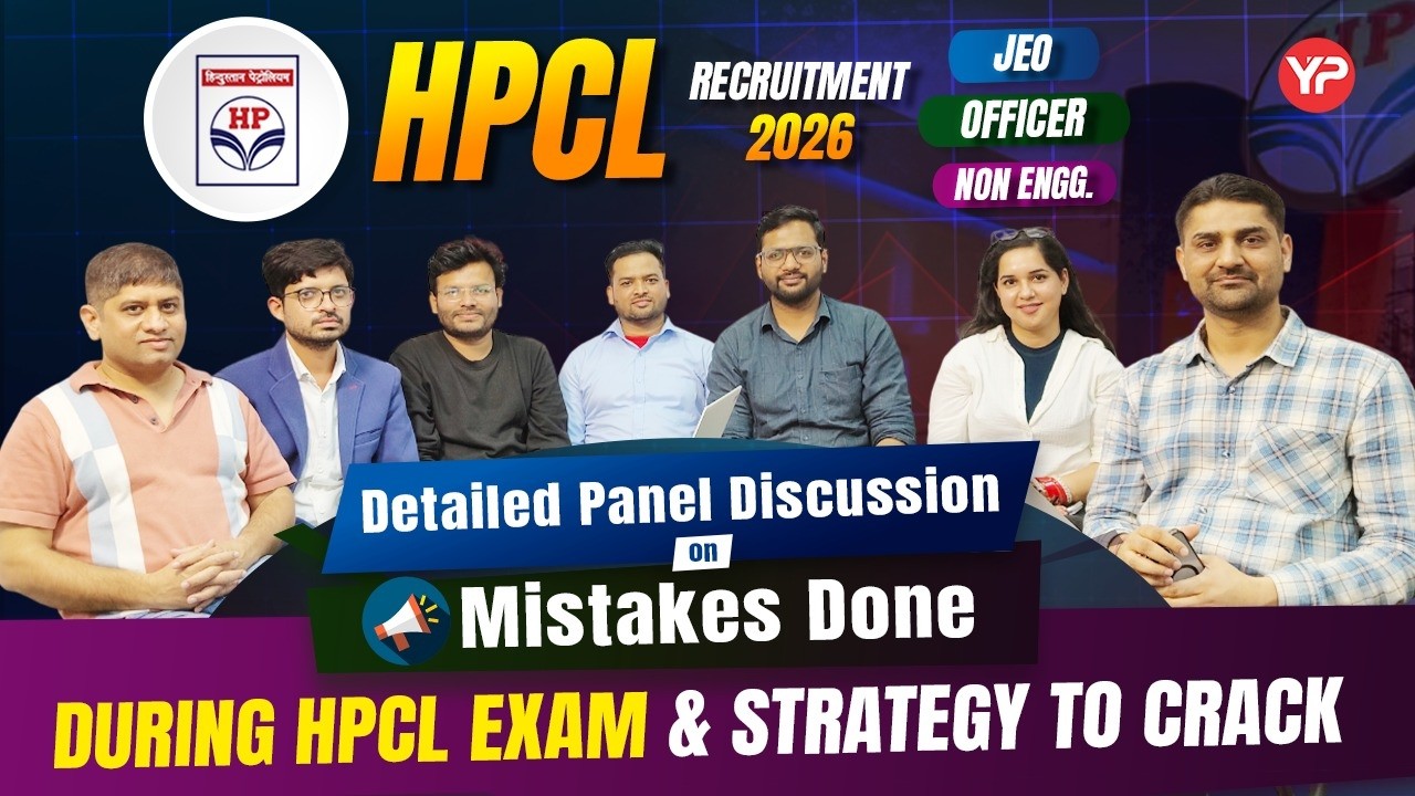 Panel Discussion! HPCL Officers/JEO Common mistakes done during HPCL Exam & strategy to crack
