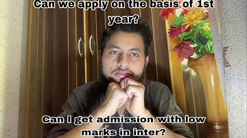 How to get admission in air university with low marks in inter?