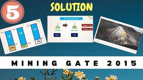 Mining GATE 2015 Solution | Part 5 | Suranga Oli