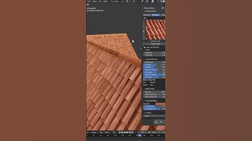 Auto Roof Tiles tool for my upcoming addon SanctusViz for Blender