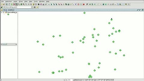 "GIS for municipality management" course (Mod. 8.1): Point layer from table (Geocoding)