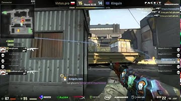 CS:GO - Train - RAIN 1on4 Clutch - Kinguin vs Virtus Pro - Dreamhack Valencia