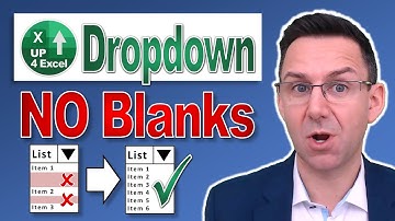 How to Remove Blanks in Excel Drop Down Lists