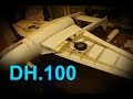 Радиоуправляемая модель. Модель самолета DH 100 Vampire. Постройка и пробный полет.