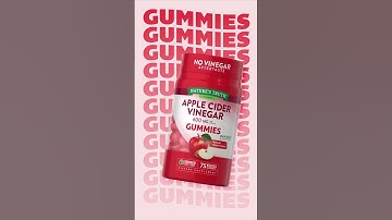 Our Apple Cider Vinegar Gummies are bursting with delicious natural apple flavor!