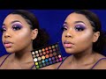 Purple & Blue Cut Crease | Morphe x James Charles Palette | Made Up by Kirsten