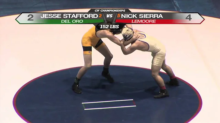 CIF Wrestling - Sierra, Lemoore vs Stafford, Del Oro