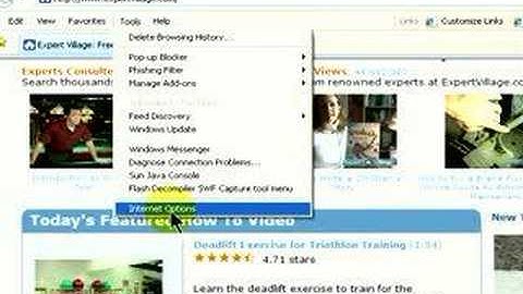 How To Use Microsoft Internet Explorer & Mozilla Firefox : Deleting Browsing History in Internet Explorer & Firefox