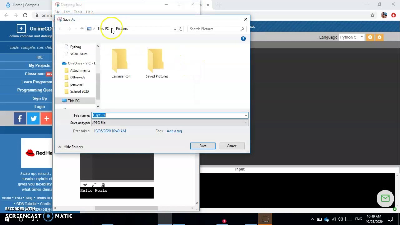 Using Python to create basic programs - YouTube