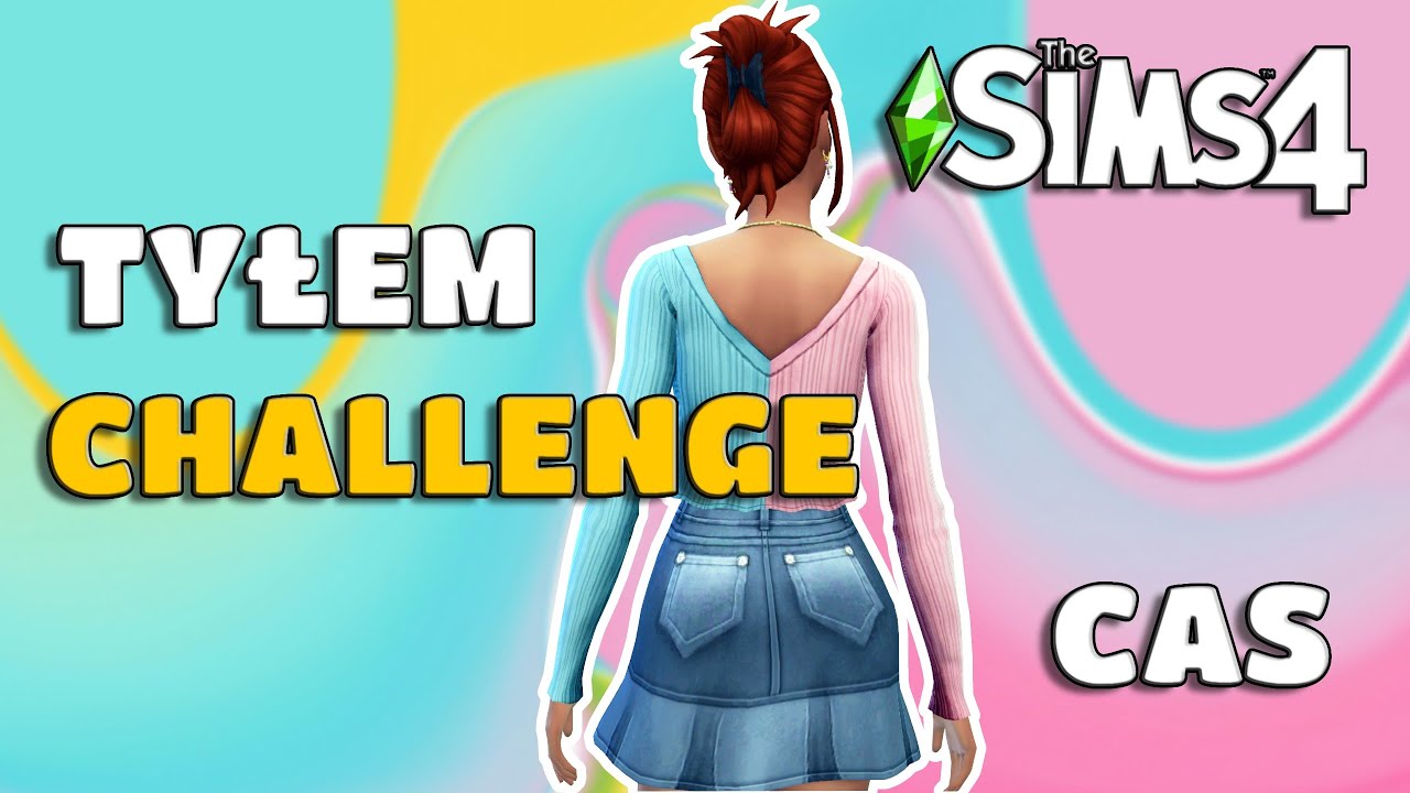 Stworzyłam Simkę TYŁEM | The Sims 4 CAS CHALLENGE - YouTube