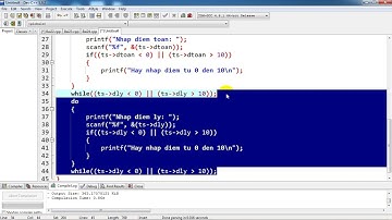[Lập trình C] Xây dựng cấu trúc struct THISINH với các thành phần cần thiết P1