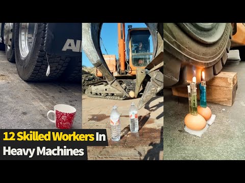 Incredibly Skilled Workers With Heavy Machinery...HOW Are They Doing This?!