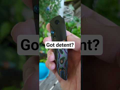 kizer spitfire knife 80's camo cf best detent to date ive felt.