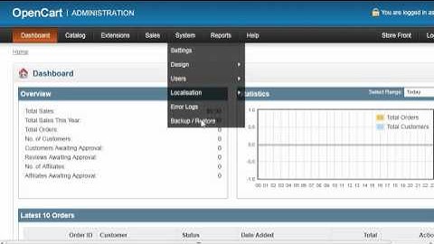 How to backup and restore your database in OpenCart