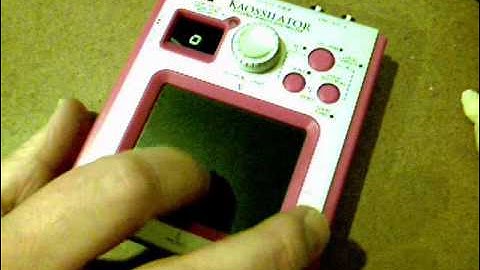 Kaossilator:  "Pentatonic Dreams" (kaossilator video #1)