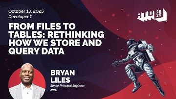 From Files To Tables: Rethinking How We Store And Query Data by Bryan Liles