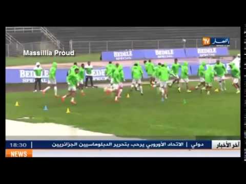 تأخر إنطلاق الحصة التدريبية للخضر بأديسا بابا بسبب الأمطار