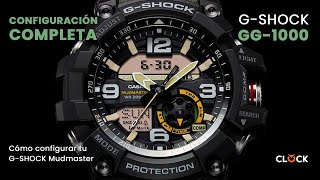 Como configurar G-SHOCK GG-1000 (Alarma, temperatura, calibración, etc)