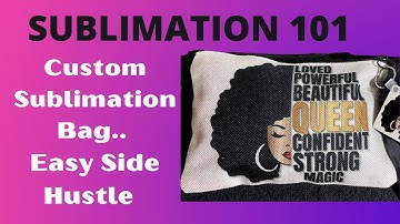 Sublimation Small Tote Bag / Easy Side Hustle