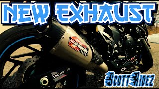 **New Exhaust** Yoshimura AT2 install on a GSX-s750z