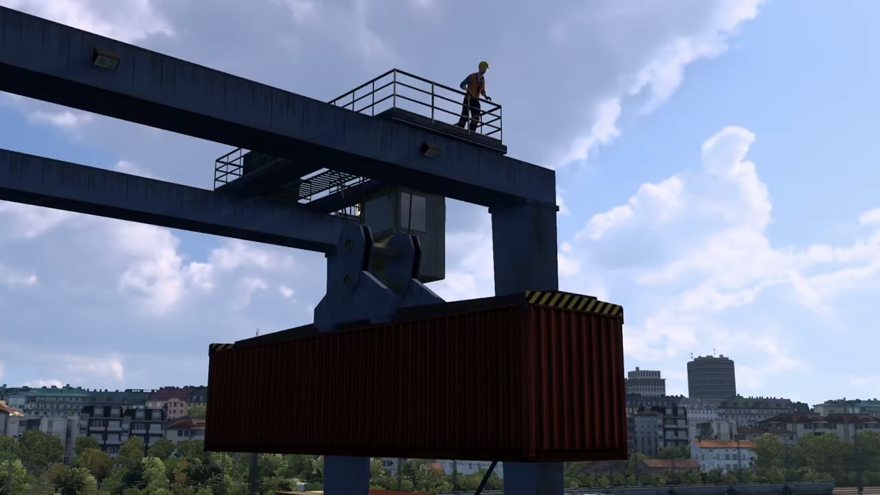 Порт Бургас в ETS2