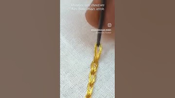 Aari basic chain stitch for beginners in Tamil tutorial classes#shortvideo #youtube #aariembroidery