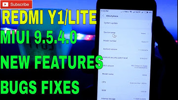 MIUI 9.5.4.0 GLOBAL STABLE UPDATE | MIUI 9 GLOBAL STABLE UPDATE | ONE TOUCH CALL FEATURE | REDMI Y1