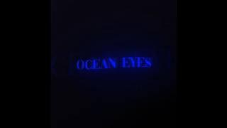 billie eilish - ocean eyes lyrics song edit #shorts