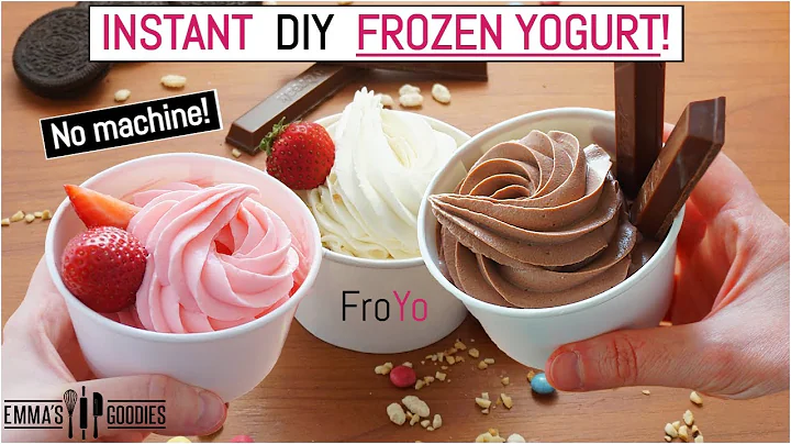 1 Minute, 3 Ingredient FROZEN YOGURT! *Instant* FroYo ICE CREAM RECIPE - DayDayNews