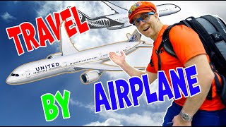 Travel by Airplane with Matty Crayon | Airplanes for kids | Planes for kids