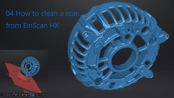 04 Clean 3D Scans Beginner tutorial EinScan HX