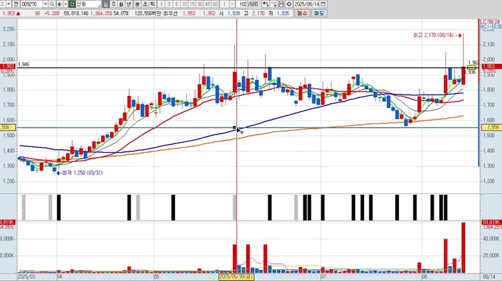 신원 009270 패턴분석 및 투자전략