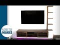 How to Build a TV Wall Unit - With LEDs and Built-In Wireless Charger // DIY How to Build a TV Wall Unit - With LEDs and Built-In Wireless Charger // DIY
