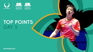 Top Points of Day 5 | ITTF Men's & Women's World Cup Macao 2024