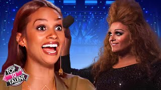 TOP 10 DRAG QUEEN Auditions On Got Talent, Idol And The Greatest Dancer!