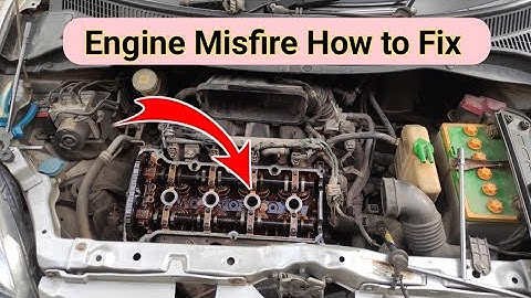 How to fix a Random  Engine Misfire in Your Car | Suzuki swift | Engine Oil On Spark Plugs