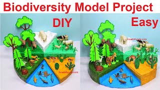 biodiversity model project for science exhibition - diy - simple and easy steps | howtofunda