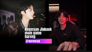 (ENG SUB) The fun of Jinkook playing games together | Weverse Live 10/28/2025