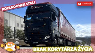 Brak korytarza życia DRAMAT | Nie zwykły rozładunek stali  :) gopro driver europa lifestyle