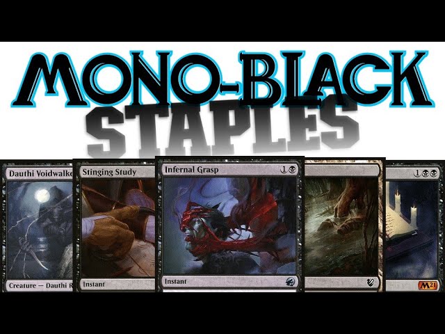 Which Staples Do I Put In My Mono-Black Commander Decks? 